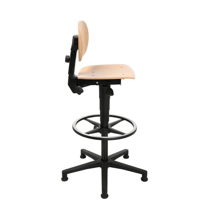 Topstar Tec 11 bureaudraaistoel met vloerglijders + voetenring - ...