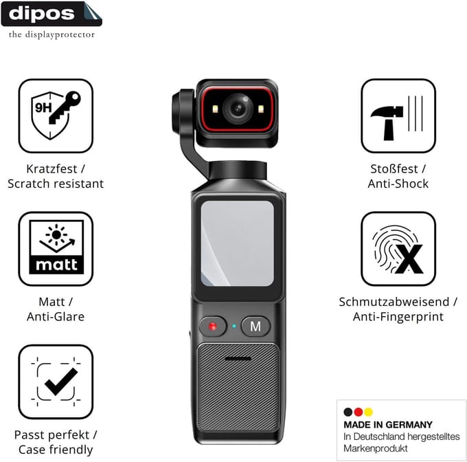 dipos – 2x Matte Pantserfolie geschikt voor IKLOOCQ WH129S3 | 9H Screenprotector