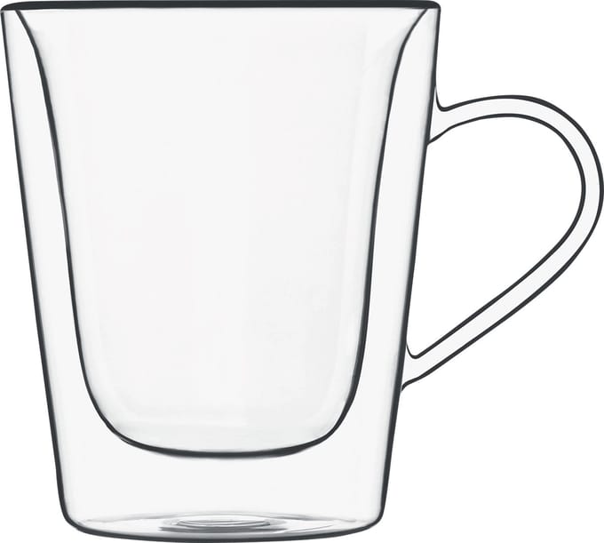 Dubbelwandig glas Multiuso - 22 cl - Set van 2