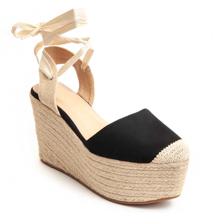 Esparto De Cuña Para Mujer  Montevita  Spartsum20  90004 41 zwart