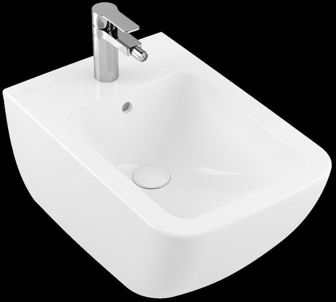 villeroy boch Villeroy & Boch Venticello bidet, 375x560mm, 441100, Wit Alpin CeramicPlus, 441100R1