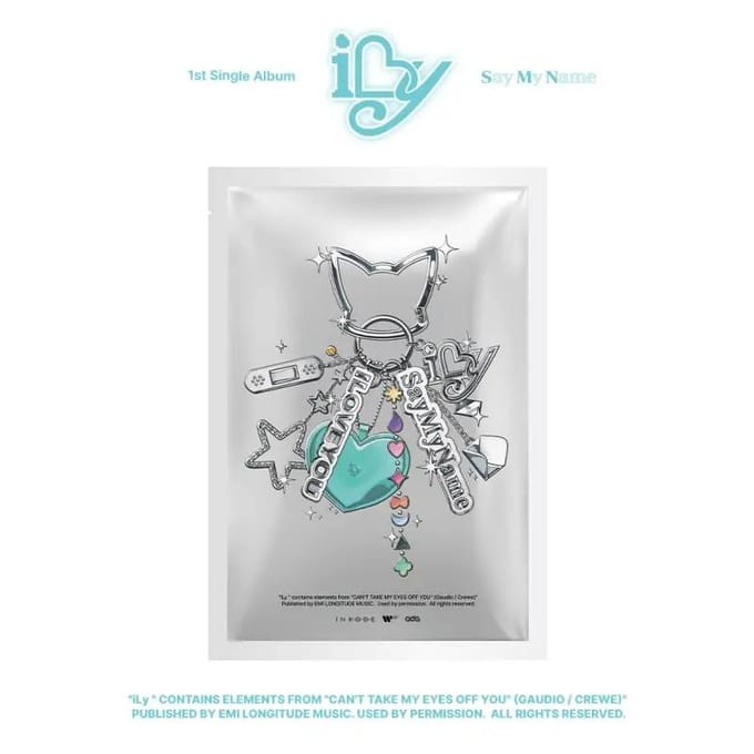 SAY MY NAME - [ILY] 1e Single Album SLEUTELHANGER