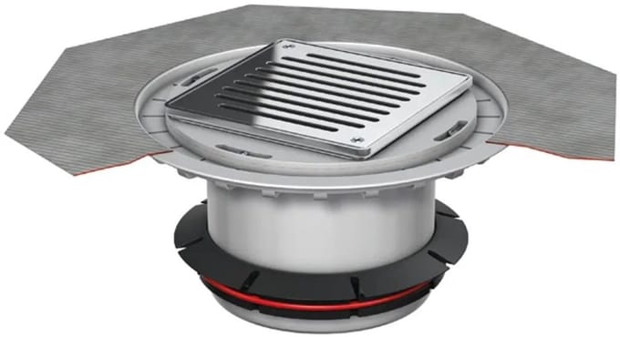 ACO Opzetstuk AV-Selecta 196x196/ K3 Kst./Sleufrooster V2A geschroefd, 9519.60.91