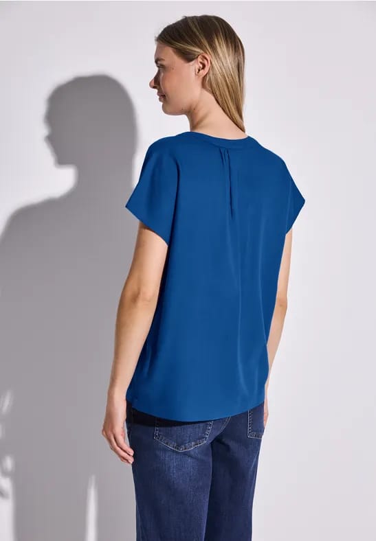 Blouse in effen kleur