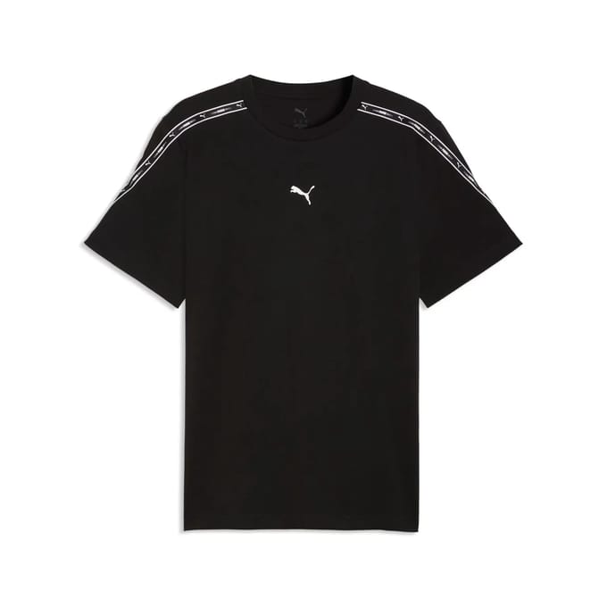 Puma T-shirt Heren Tape Tee Zwart - Maat M