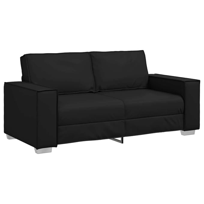 vidaXL - Loveseat - Zwart - 180 - cm - Kunstleer