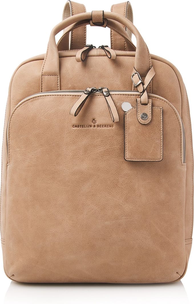 Castelijn & Beerens Carisma Laptoprugzak 15.6 + Tablet beige