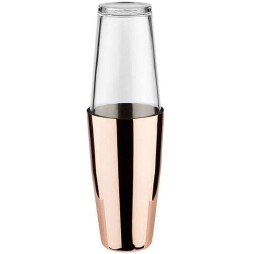 GGM Gastro (6 Stück) Boston Shaker - 2-teiliges Set - Edelstahl - 0,7 Liter