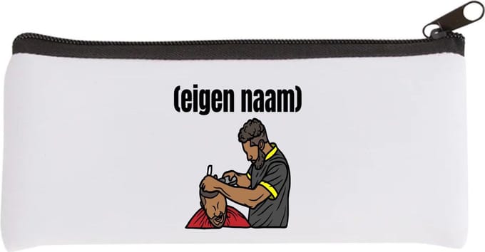 Akyol - kapper man met eigen naam Etui - Kapper - barbers - collega's - verjaardag - afscheidscadeau - geschenk - kado - 20 bij 9 cm