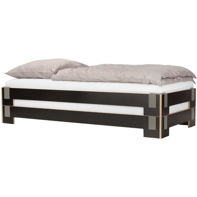 Moormann - Tagedieb stapelbed - zwart (FU) - 100 x 200 cm