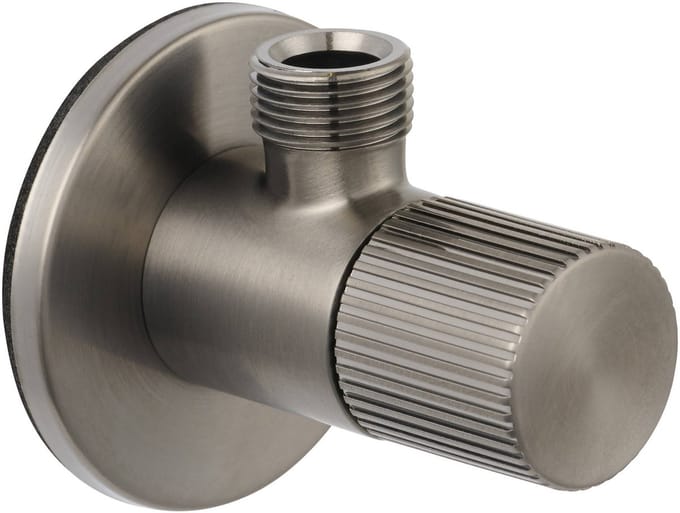 Ben Engraved Line hoekstopkraan incl. aansluitslang 1/2 x 3/8 inch gunmetal