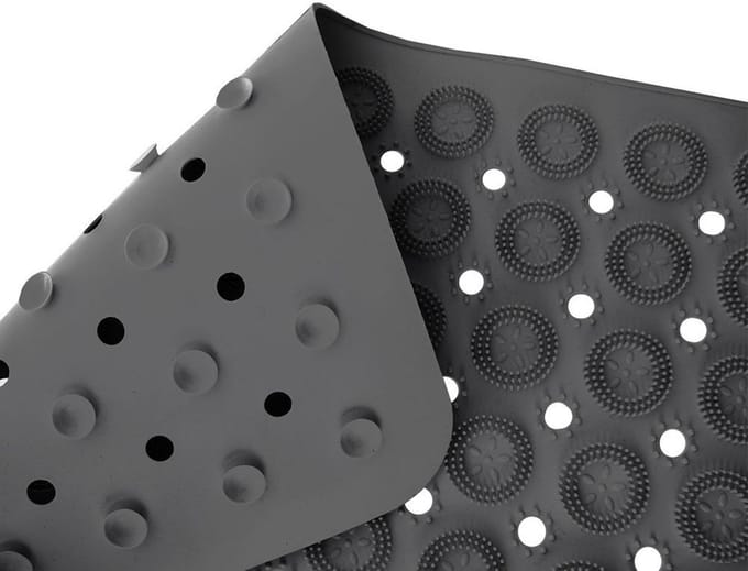 Orion - Antislipmat voor Douche - 54x54 cm - Grijs - Met Massageknoppen