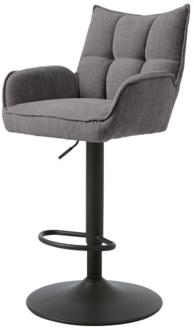 Barstoel Marilla - Graphite - barstoelen set van 2