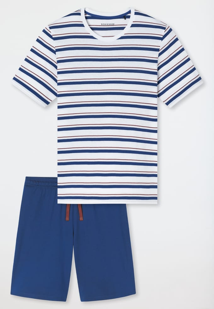 Korte pyjama met witte streepjes - Casual Nightwear 48