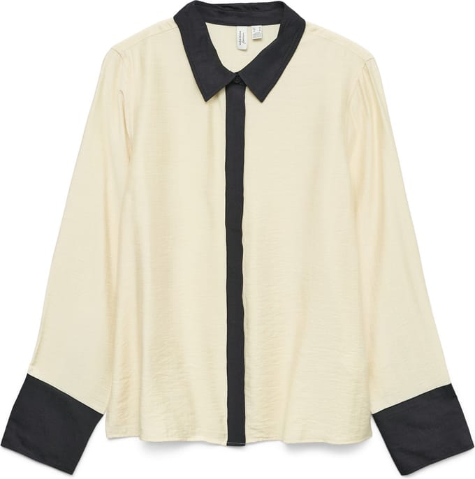 VERO MODA - VMGYNICE LS SHIRT WVN BTQ GA - Dames - Blouses
