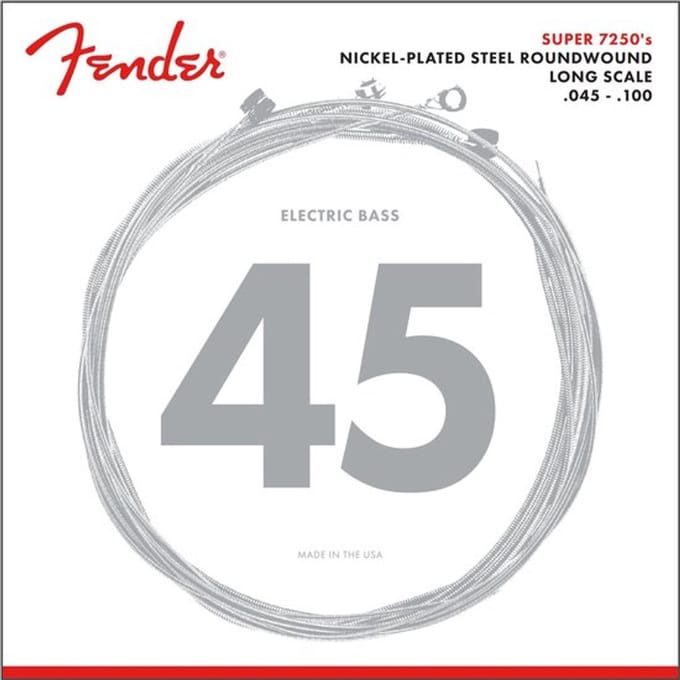 Fender 7250ML Bassnaren Nickel-Plated Steel (45-100) Medium/Light