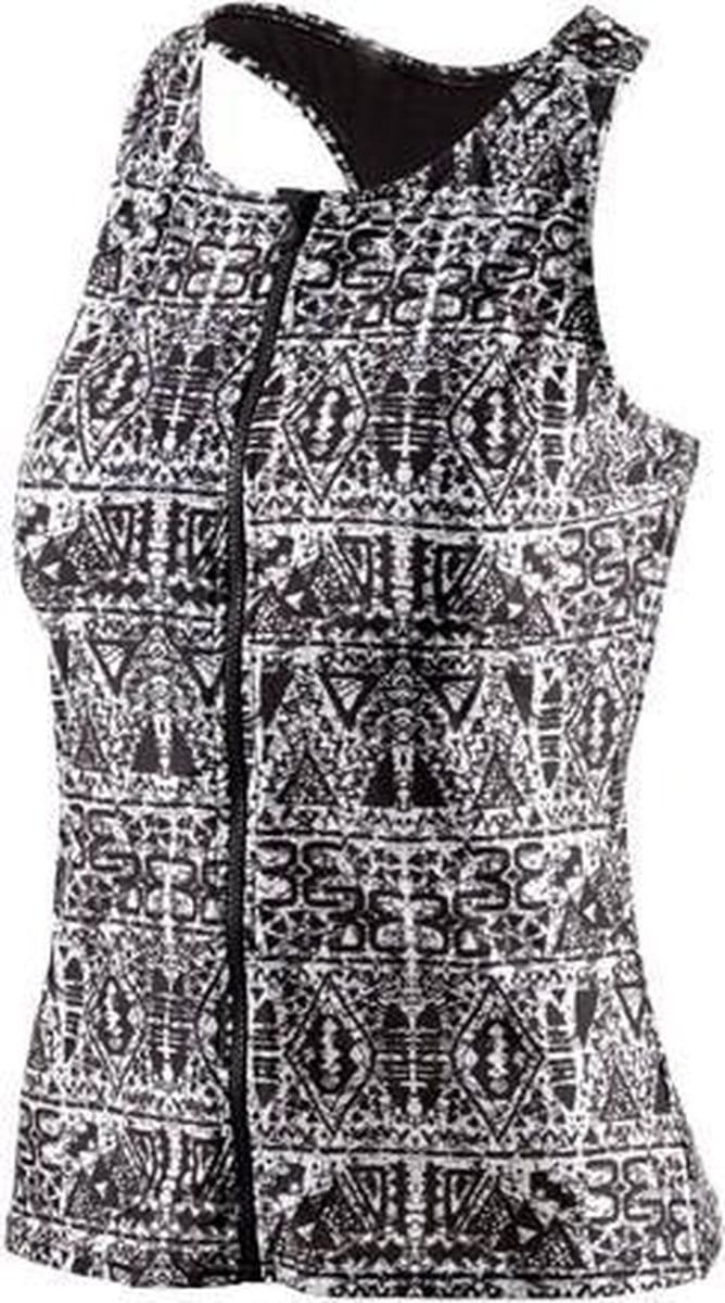 Beco Tanktop Besuit Dames Polyamide Zwart/wit C-cup Maat 48