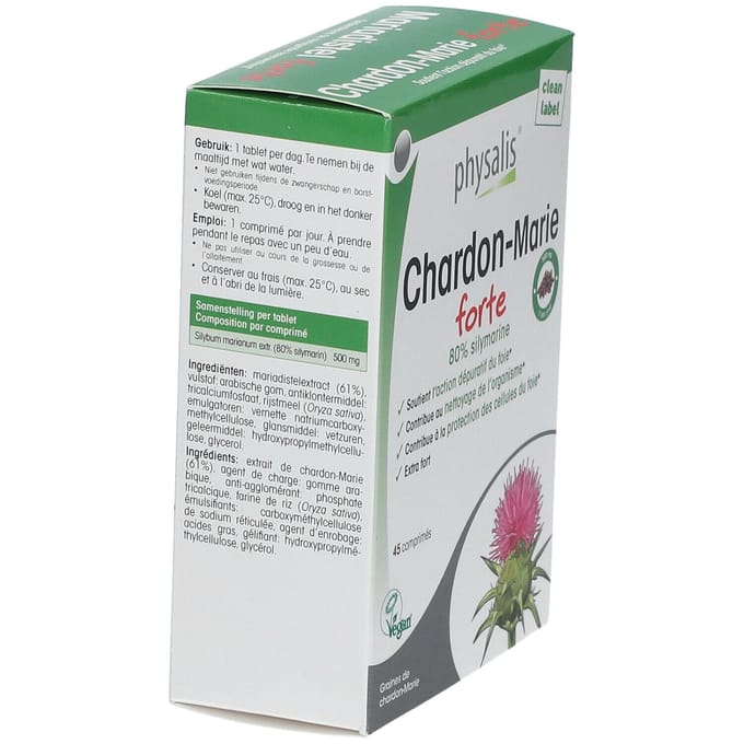 Physalis Mariadistel Forte Tabletten 45TB