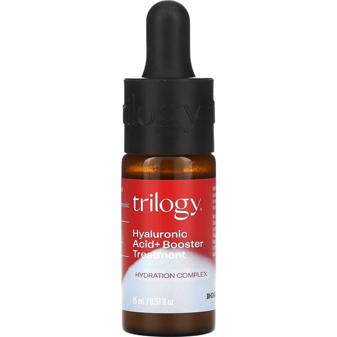 Trilogy, Hyaluronic Acid + Booster Treatment, 0.51 fl oz (15 ml) black
