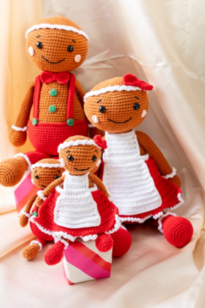 Haakpakket Gingerbread familie