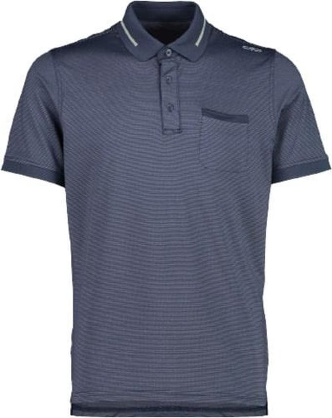 Cmp Polo Hi-tech Heren Dry-function Polyester Donkerblauw Maat S