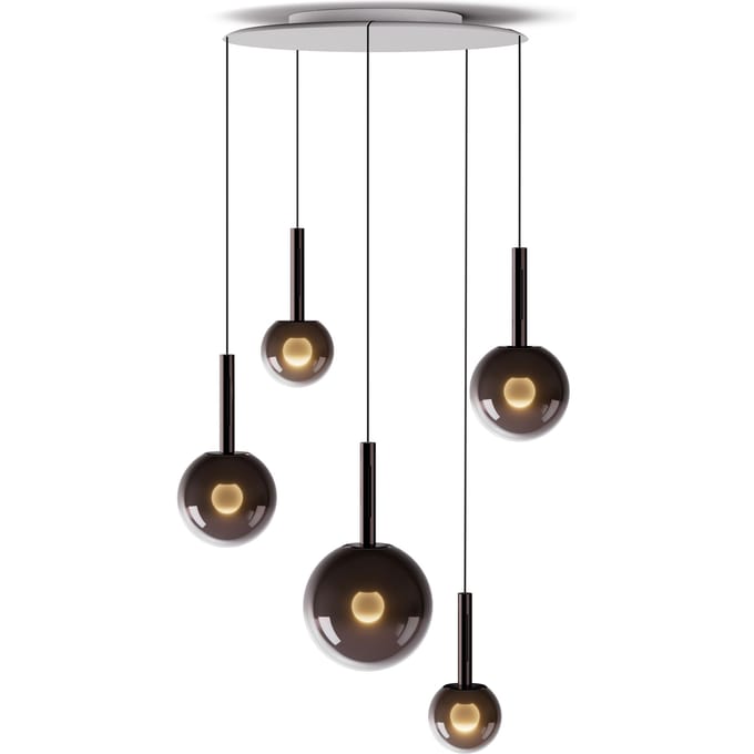 Occhio Luna Cloud 5 Hanglamp - phantom - L 120 - 270 cm