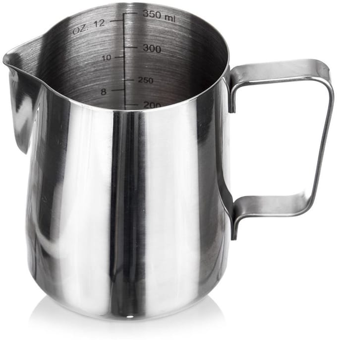 Orion - Melkkannetje - Roestvrij Staal - 350 ml - Ergonomisch Handvat