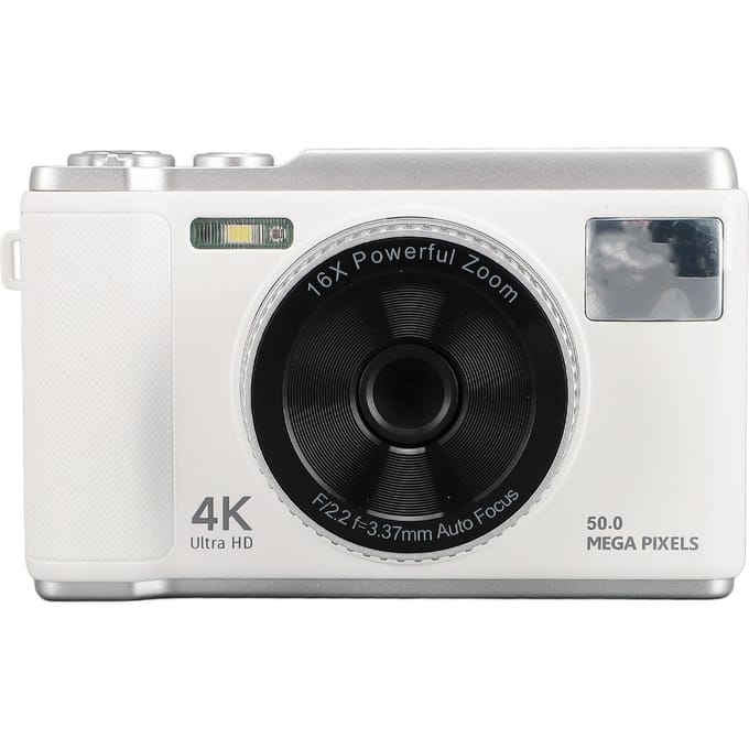 4K Digitale Camera 50MP 2,8 inch Scherm Autofocus Vlogging Camera met 16x Digitale Zoom Flits Anti wit