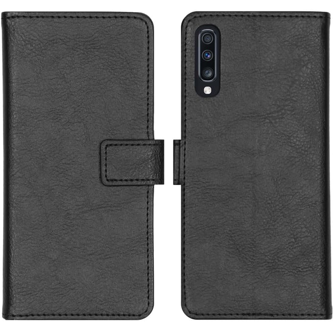 imoshion Hoesje - Geschikt voor Samsung Galaxy A70 - Luxe Bookcase - Zwart