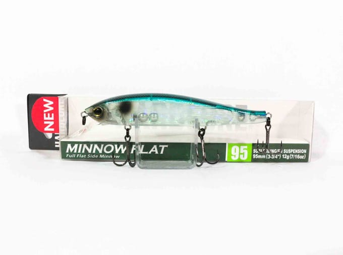 Yo Zuri Duel Hardcore Minnow Flat 95SP Suspend Lure R1360-GSSH (3882) gray