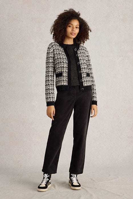 White Stuff Kelly Cardi Black Multi Taglia: 14 | Cardigan Outlet | Donna | Nero