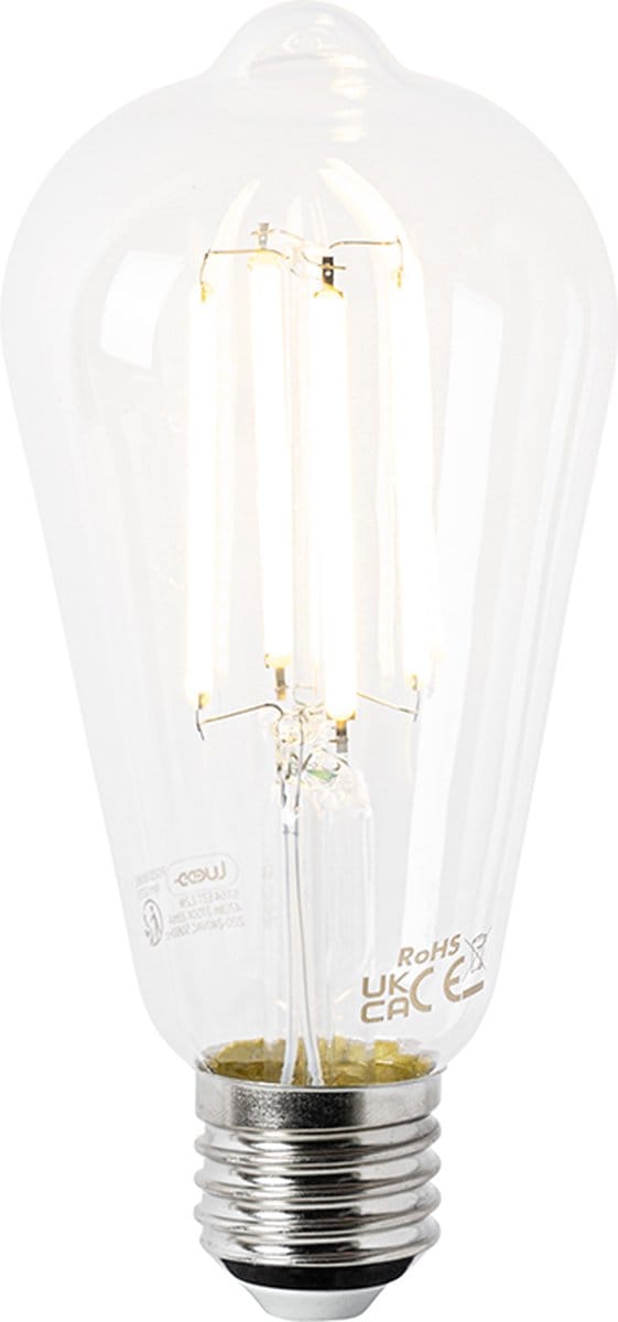 LUEDD E27 LED lamp ST64 helder 2,2W 470 lm 2700K