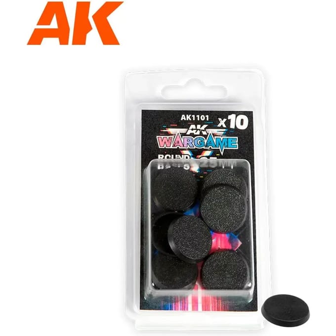Ronde bases voor figuren AK Interactive (x10)