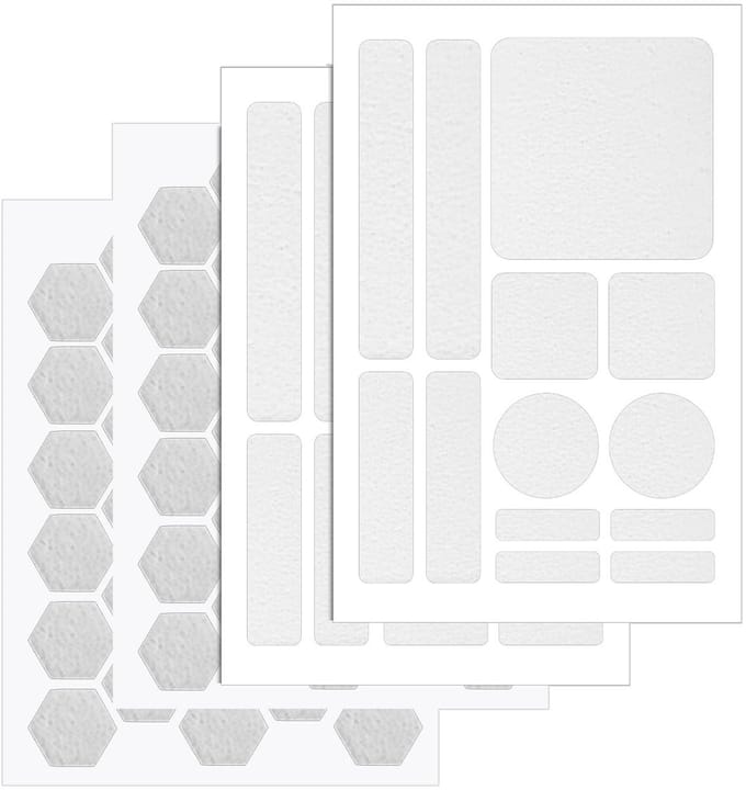 Dailygoods- Telefoongrip Antislip - 4x Telefoongriptape - Waterdicht - Transparant - PEVA - 19,7 x 16 cm - Griptape