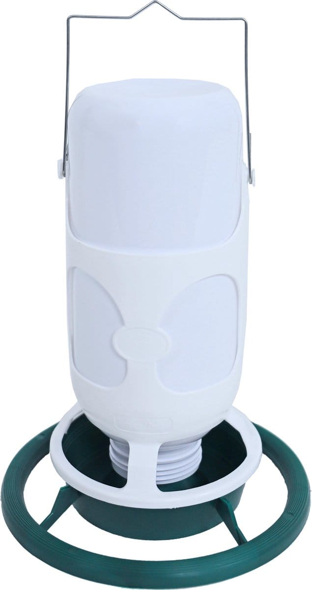 Fauna Flesautomaat met plastic pot groen/wit, 1 liter