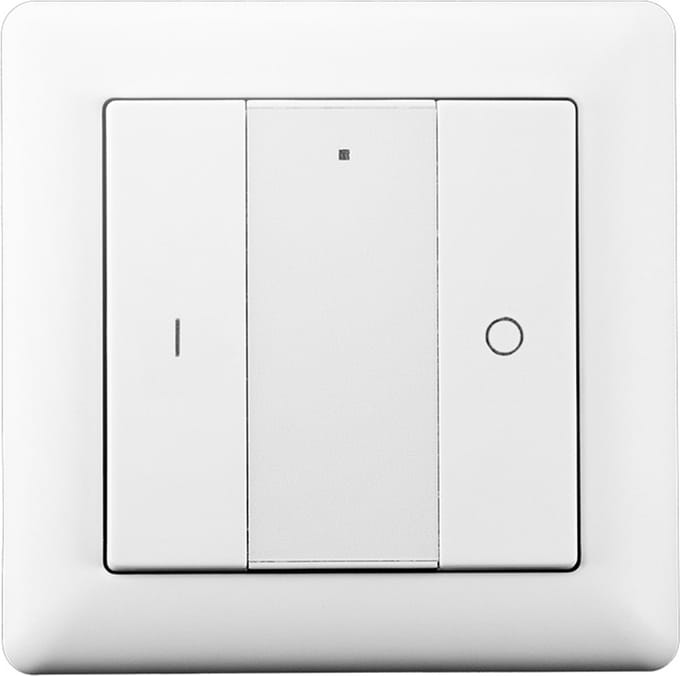 Draadloze Zigbee schakelaar van EcoDim - Werkt met de bekende verlichting apps - 1 groep - Wit