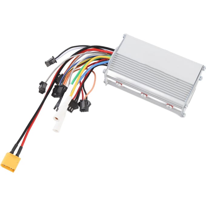 Contrôleur de Vélo Électrique 1200W 48V 25A Contrôleur de Vitesse Moteur Contrôleur à Entraînement Unique pour Scooter Électrique Électrique white