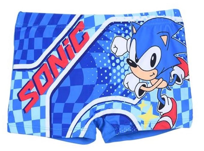 Sonic The hedgehog Zwembroek Blauw Maat 104