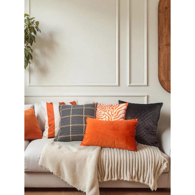 Gek op kussens! Sierkussen nera velvet darkgrey | 45 x 45 cm | polyester