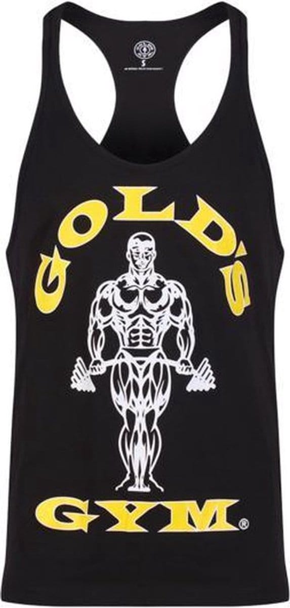 GGVST003 Muscle Joe Premium String Vest - Black - S