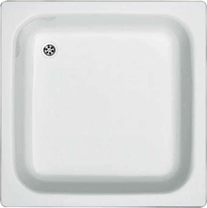 Plieger Brussel Douchebak - Metaal - Vierkant - 90 cm X 90 cm X 14 cm - Wit - 20 jaar - garantie