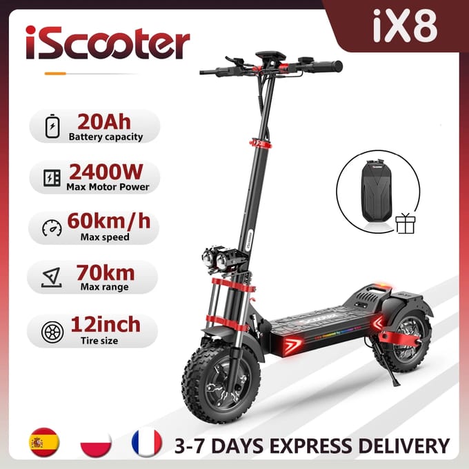 http://s.click.aliexpress.com/deep_link.htm?aff_short_key=_oCs875q&af=!!!id!!!&dp=!!!awc!!!&cn=116259&Afref=!!!sitename!!!&dl_target_url=iScooter+iX8+12+Inch+Off-Road+Elektrische+Scooter+met+Dubbele+Aandrijving%2C+48V20Ah+Batterij%2C+70KM+Max.+Bereik%2C+Krachtige+Opvouwbare+Kick+Scooter