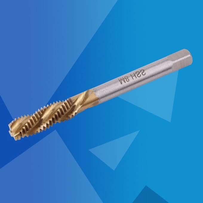 Set van 5 Spiral Taps voor Schroefdraad M3 M4 M5 M6 M8 - HSS Tapping Tool voor Precisie Boren en Draadbewerking