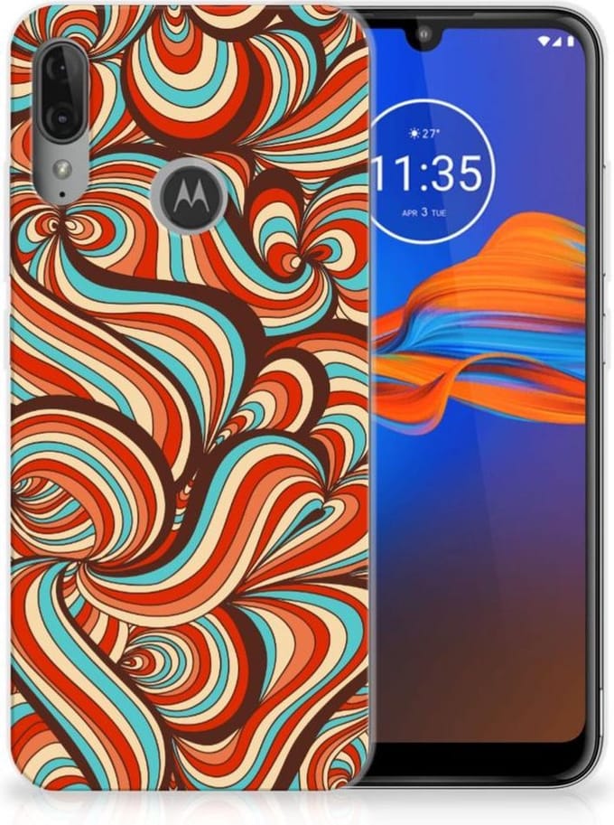 Motorola Moto E6 Plus Hoesje maken Retro
