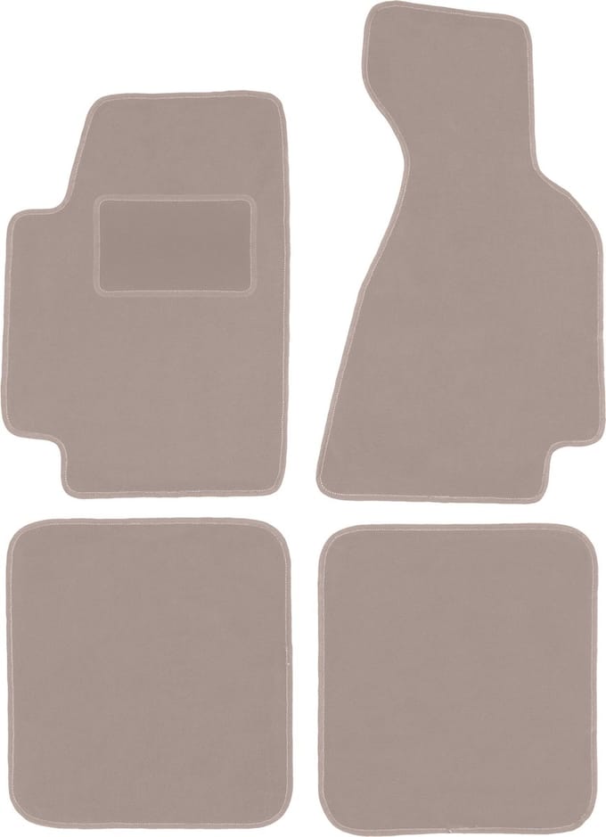 Beige veloursmatten voor: Audi 80 B5 cabrio (1994-2000)