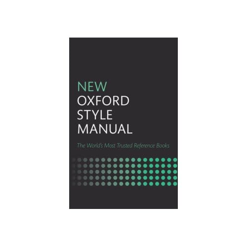 New oxford style manual