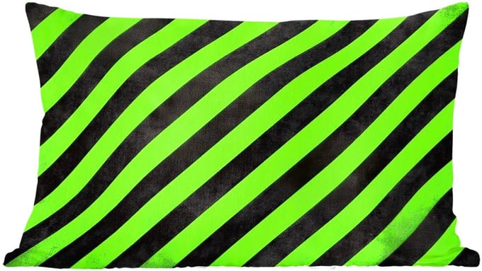 Sierkussens - Kussentjes Woonkamer - 60x40 cm - Strepen - Schuin - Groen