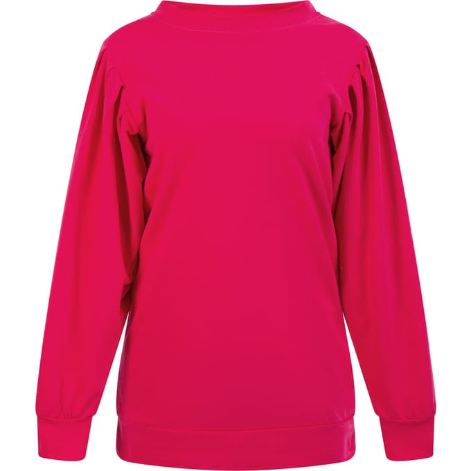 Mymo Sweatshirt Dames donkerroze