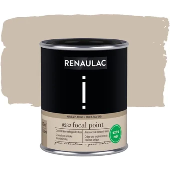 Renaulac Intention Muurverf - Extra Mat - Focal Point - 125ml