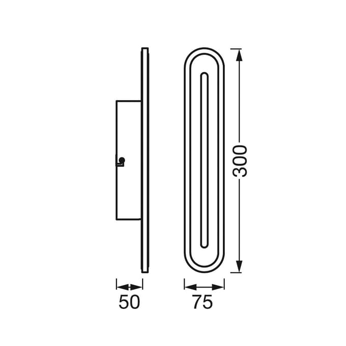 LEDVANCE SMART+ WiFi Orbis Bath Wall 30 cm wit
